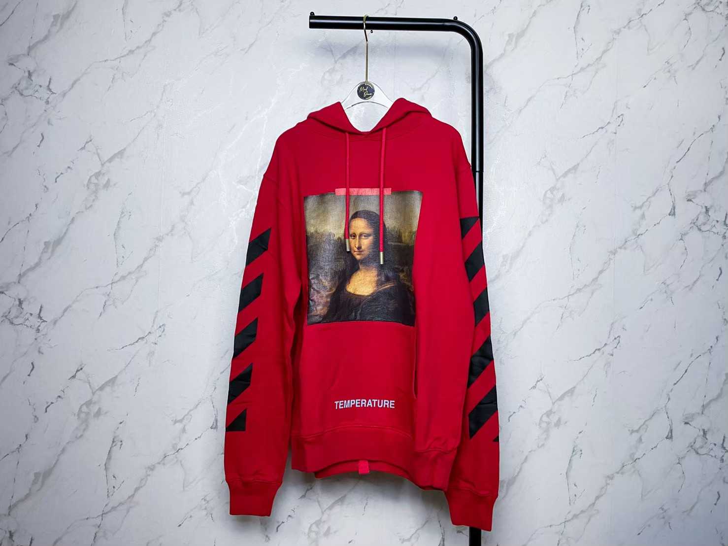 Off white temperature hoodie mona best sale lisa