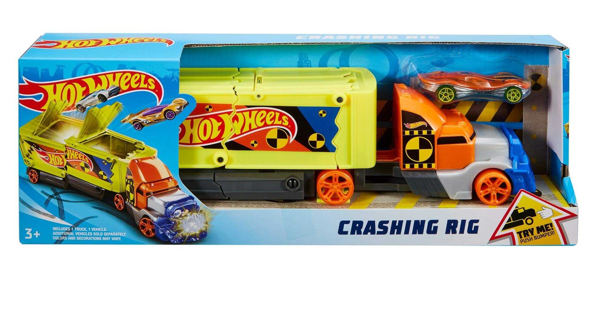 SWL Hot Wheels Crashing Stunt Rig GCK39 LINE SHOPPING