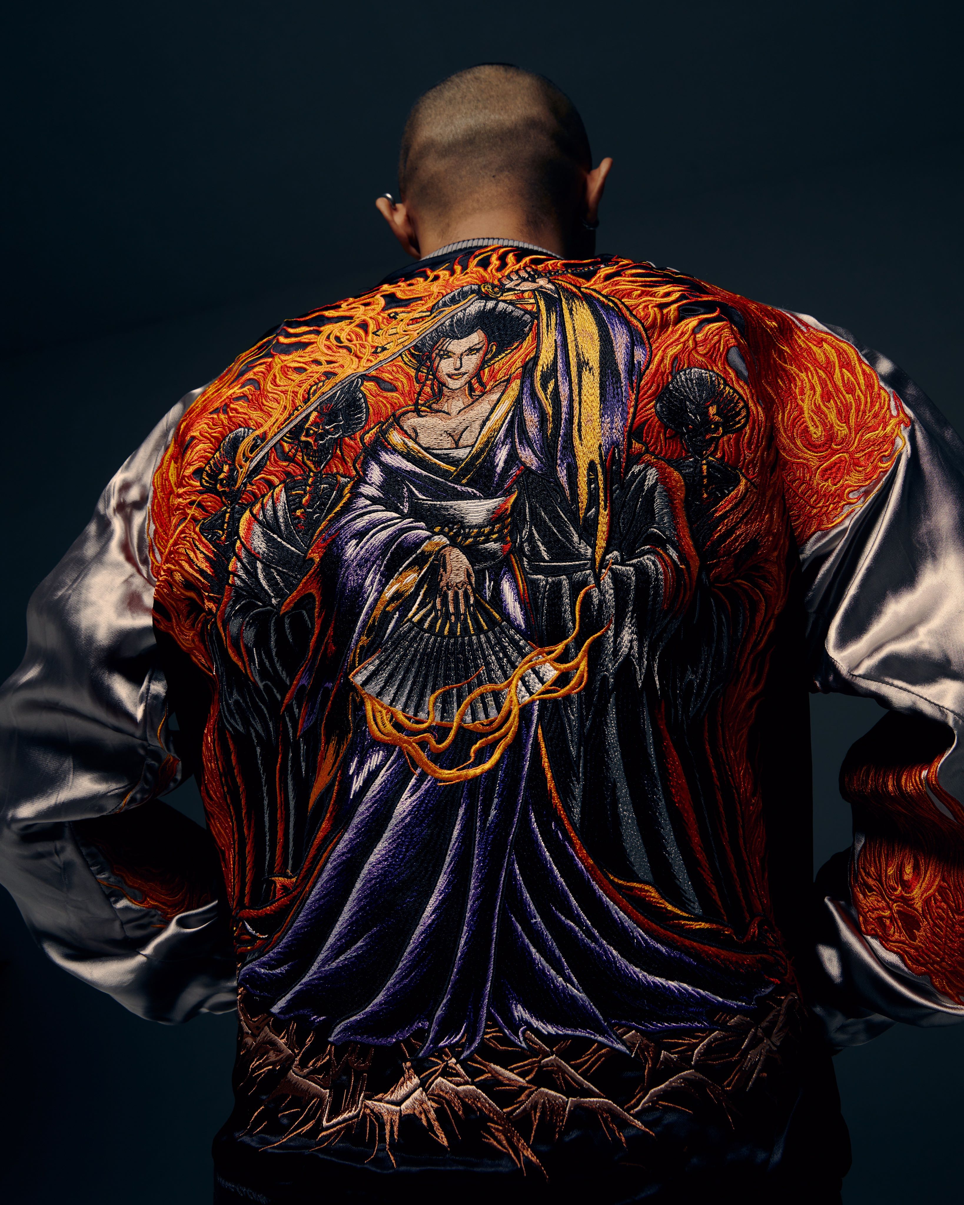 KOKORO Sukajan Jacket HelI on The Earth Limited collection 2022