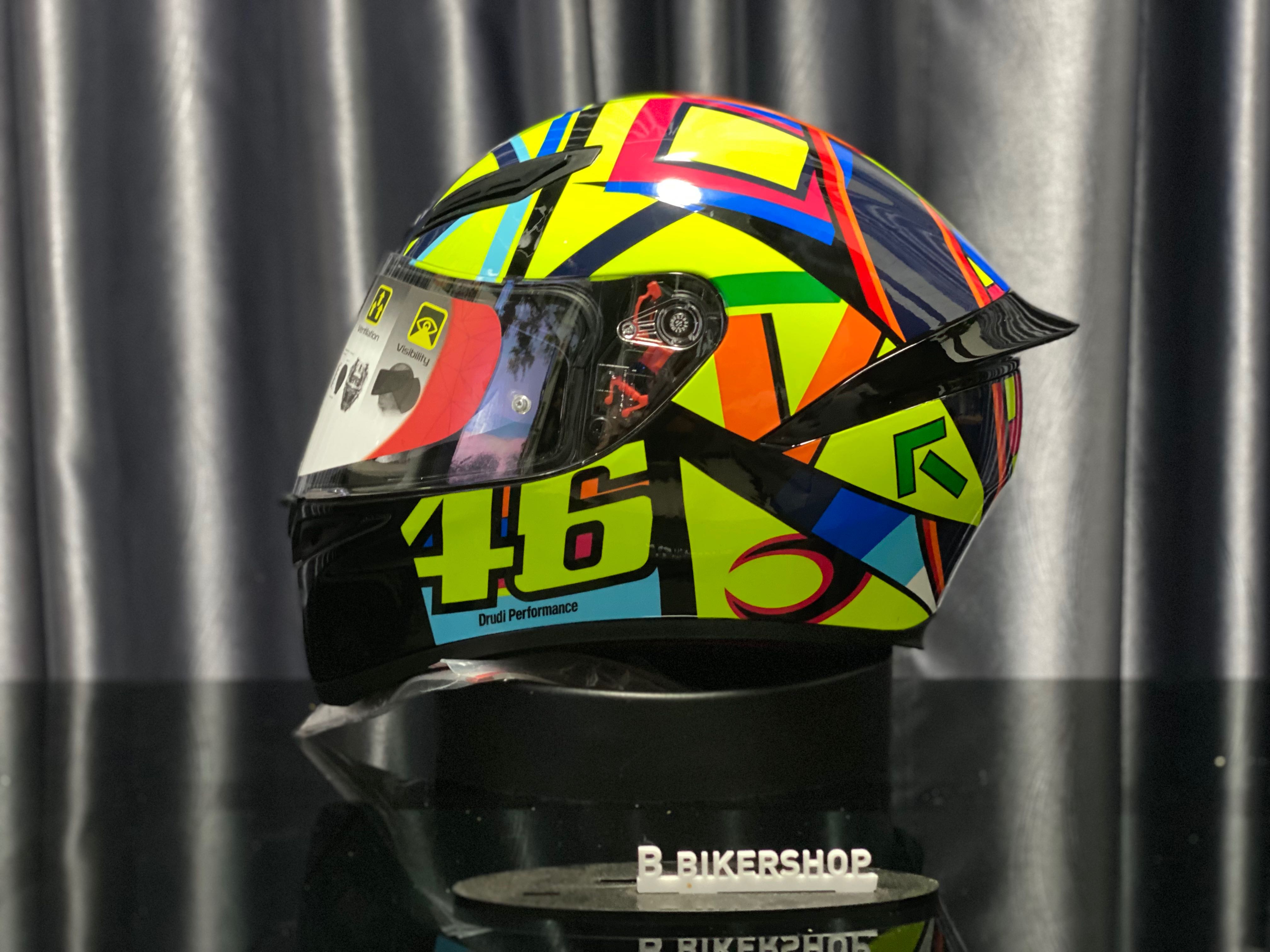 Casco agv veloce s rossi best sale soleluna 2017