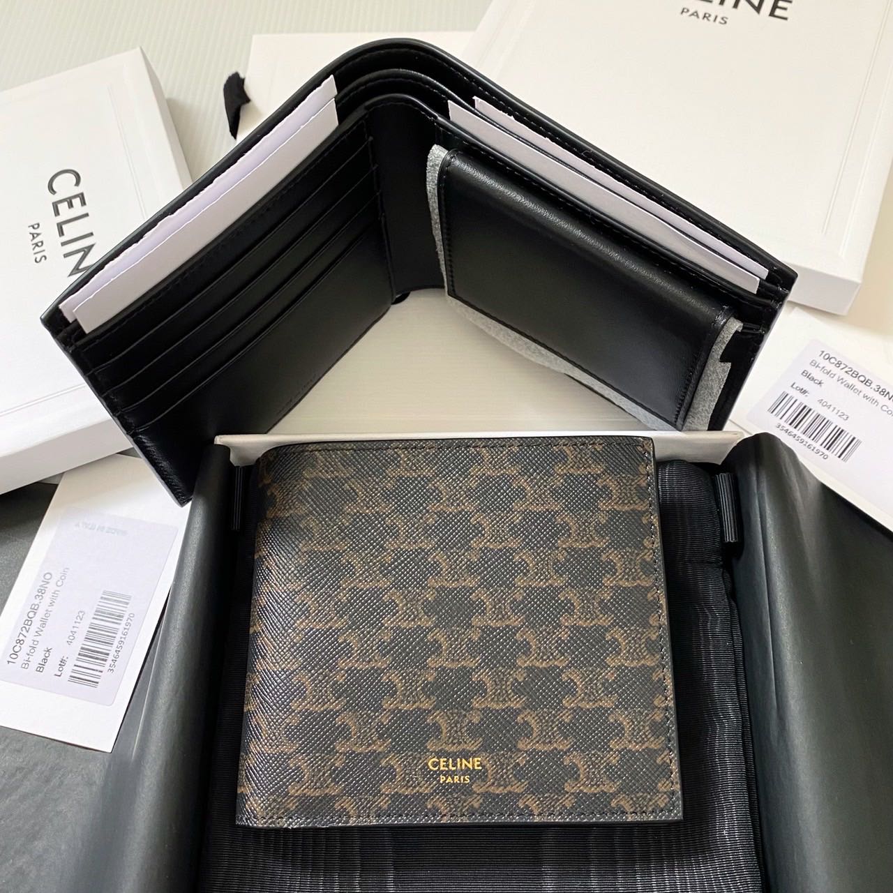Celine bifold top wallet