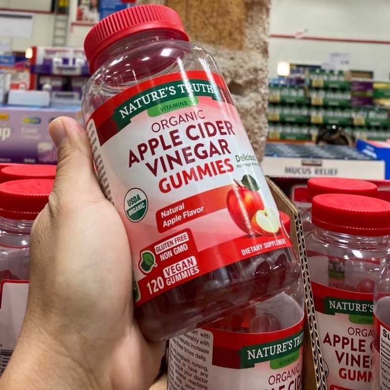 Nature's Truth Organic Apple Cider Vinegar 500mg (บรรจุ 120 gummies) LINE SHOPPING