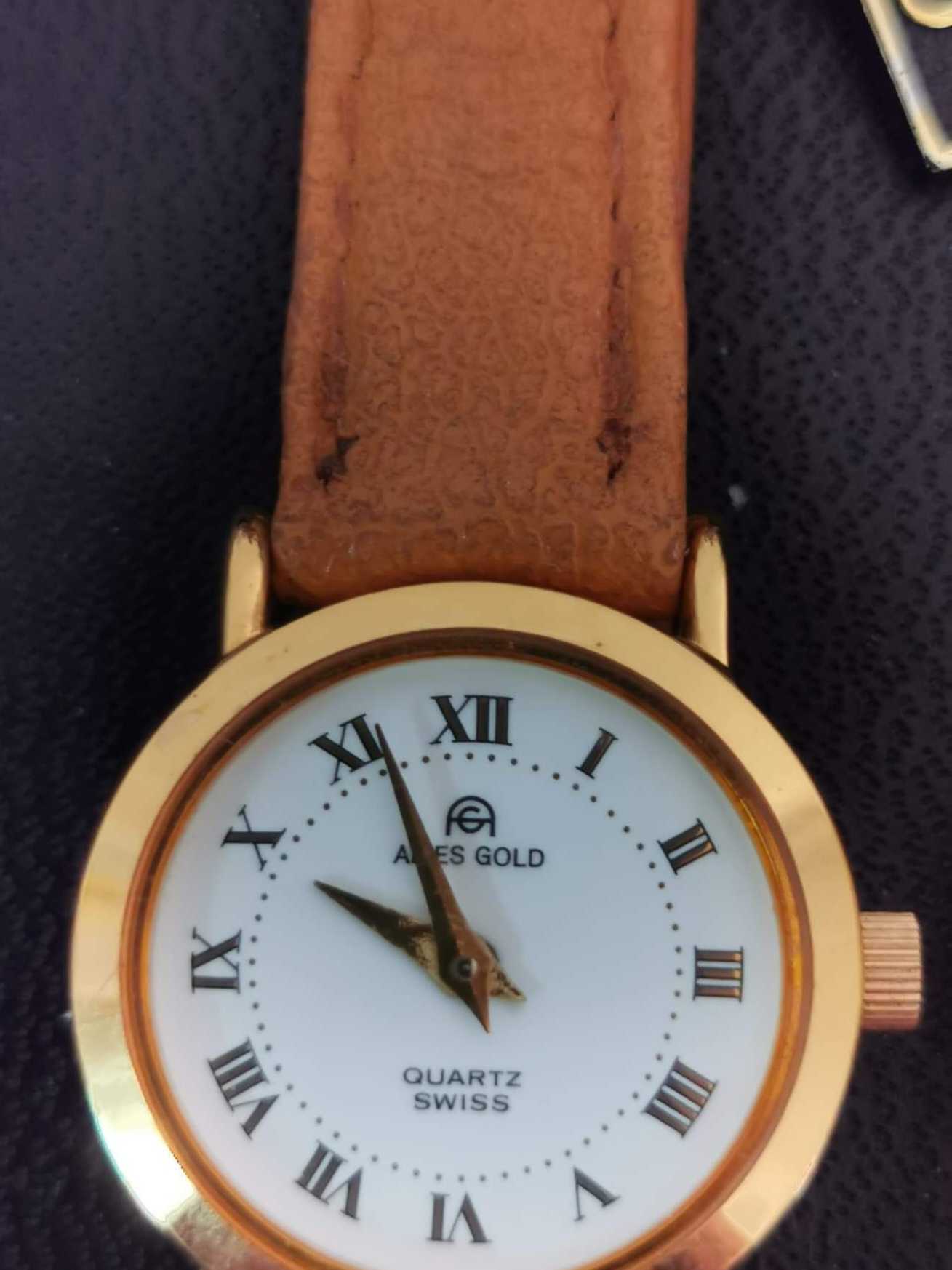 Aries gold outlet quartz swiss