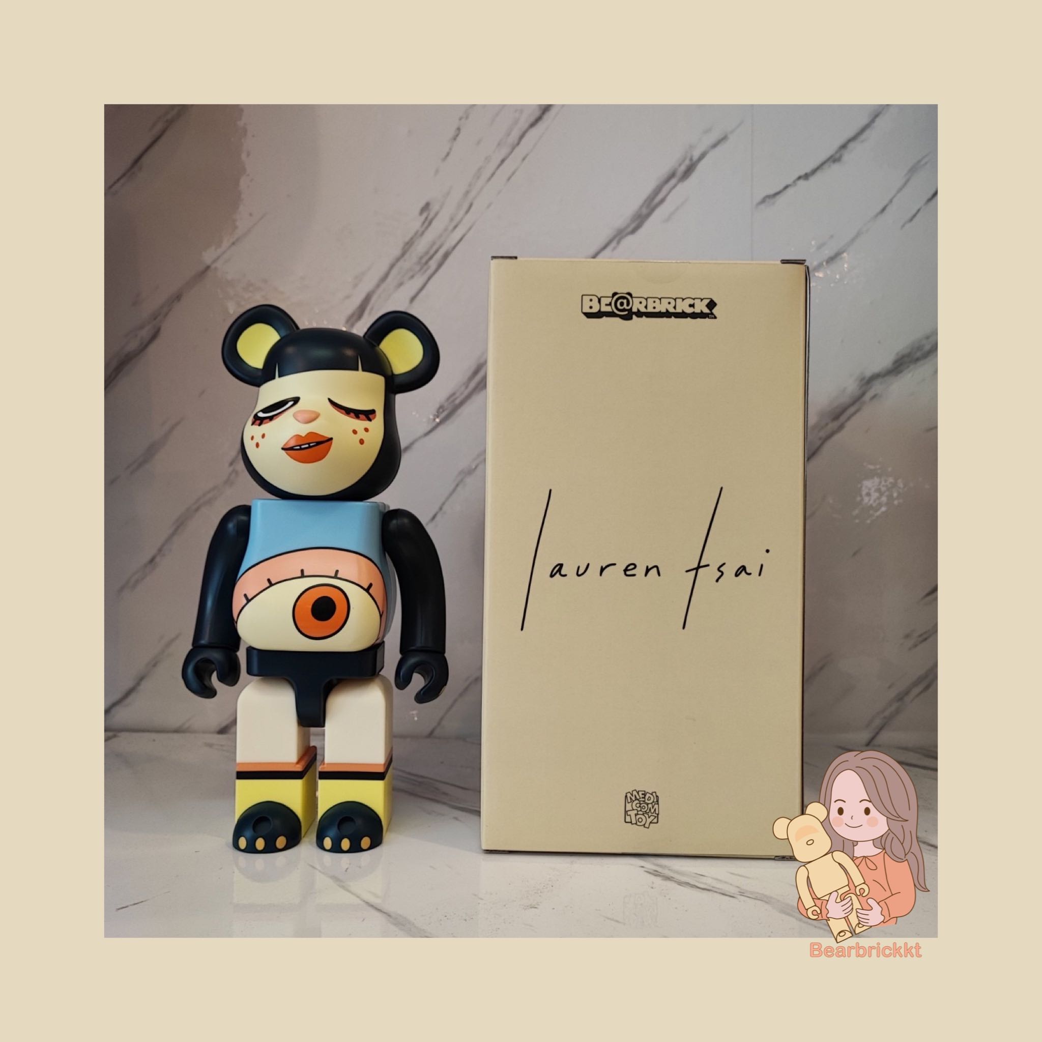 BE@RBRICK LaurenTsai 400%ベアブリック