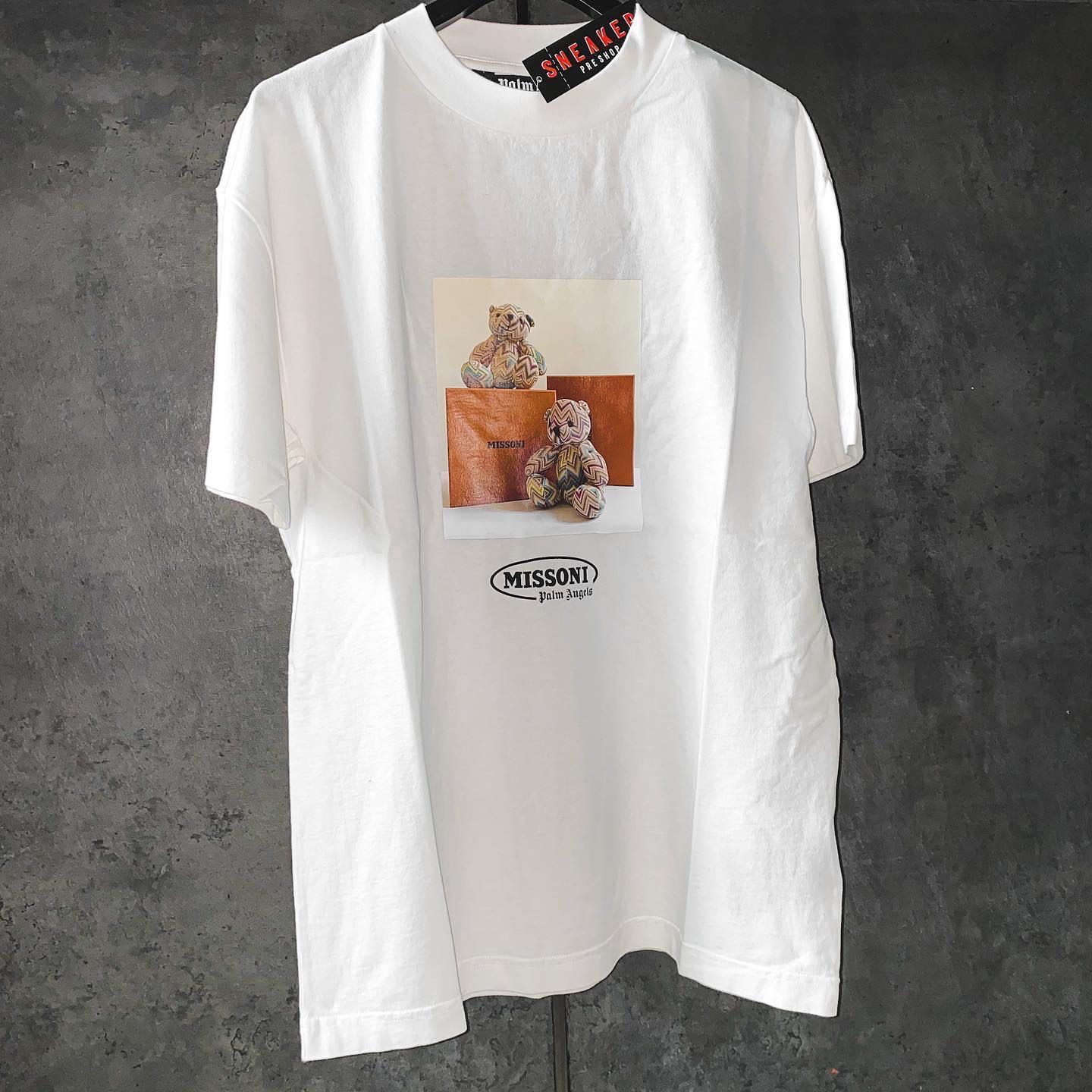 Palm Angels x Missoni Bear T-shirt White/Black