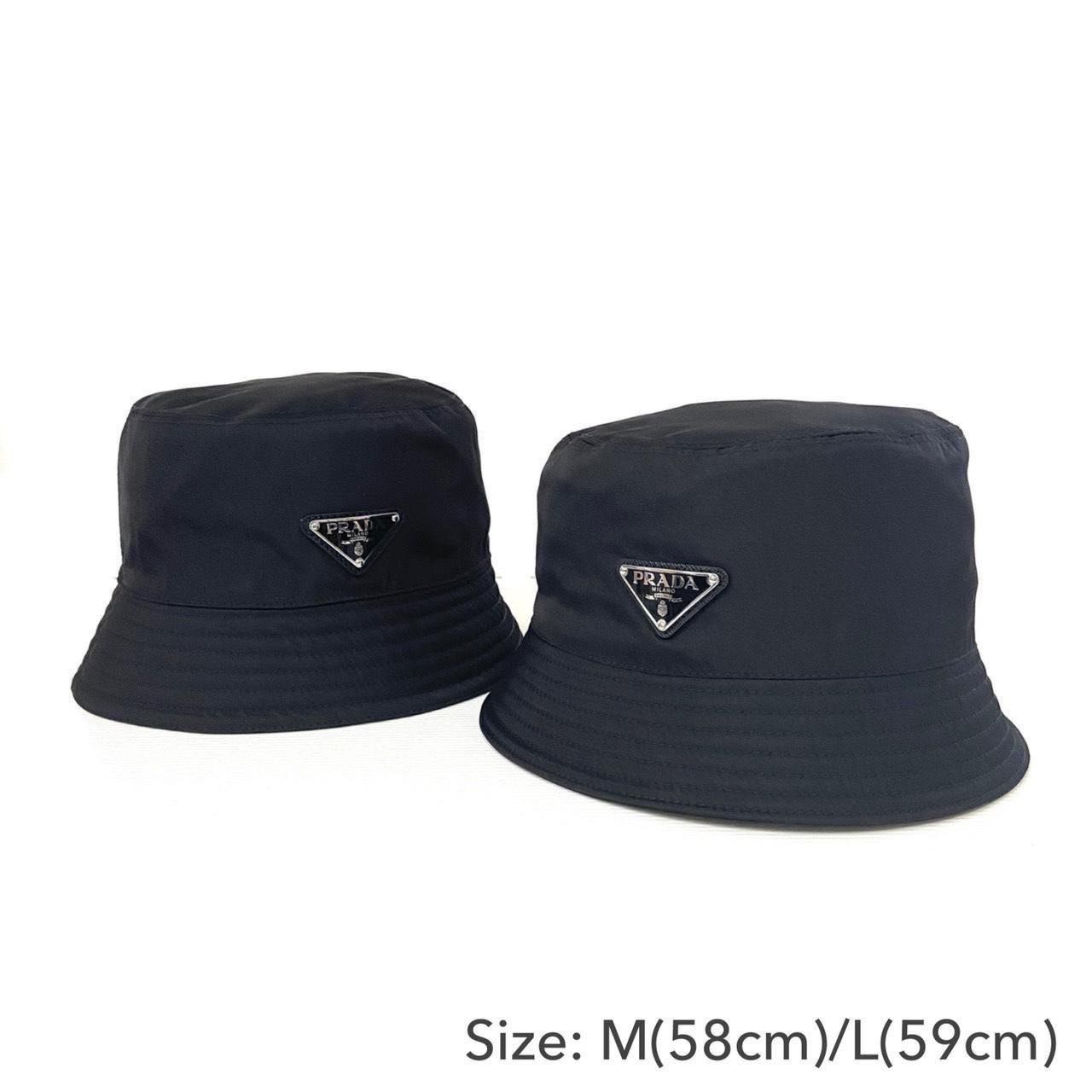 Prada Bucket Hat Black | LINE SHOPPING