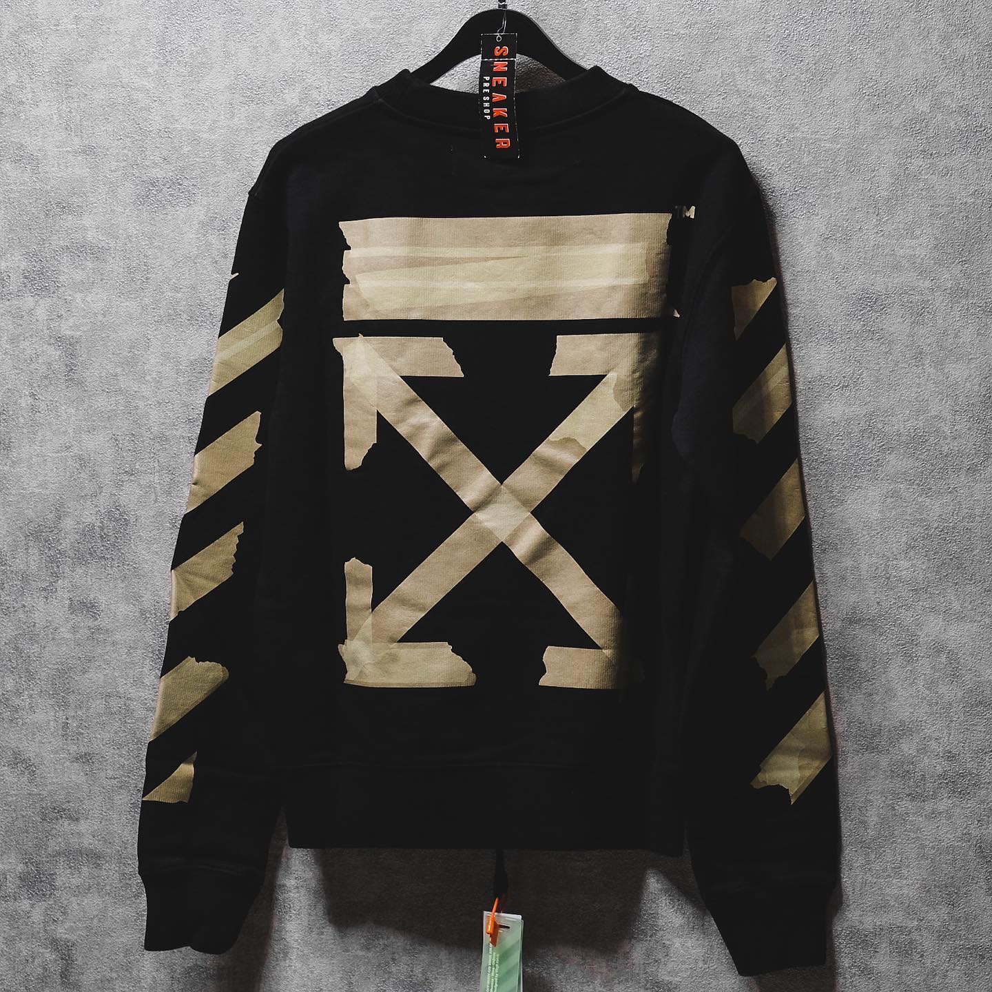 Off white hotsell tape arrows crewneck