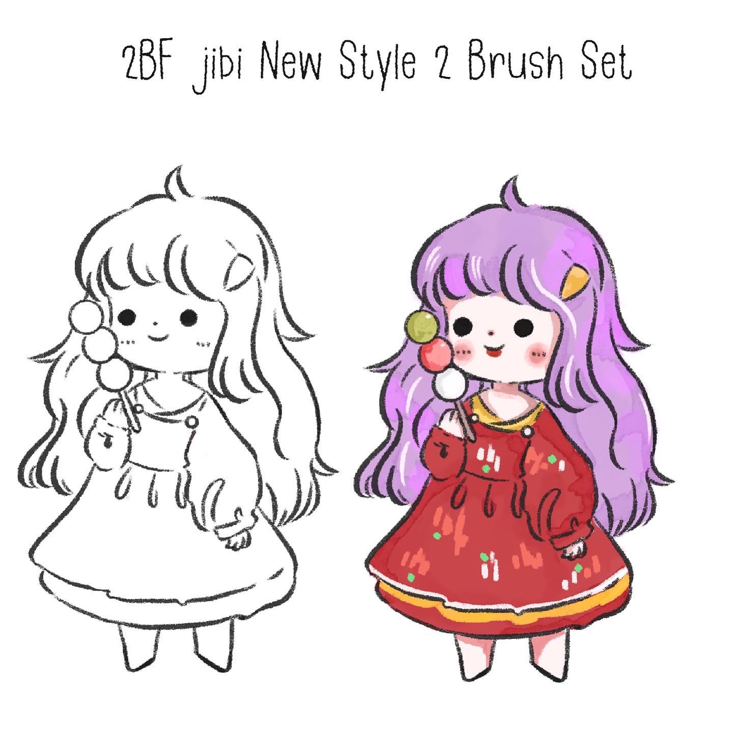 2BF jibi New Style 2 Brush Set | LINE SHOPPING