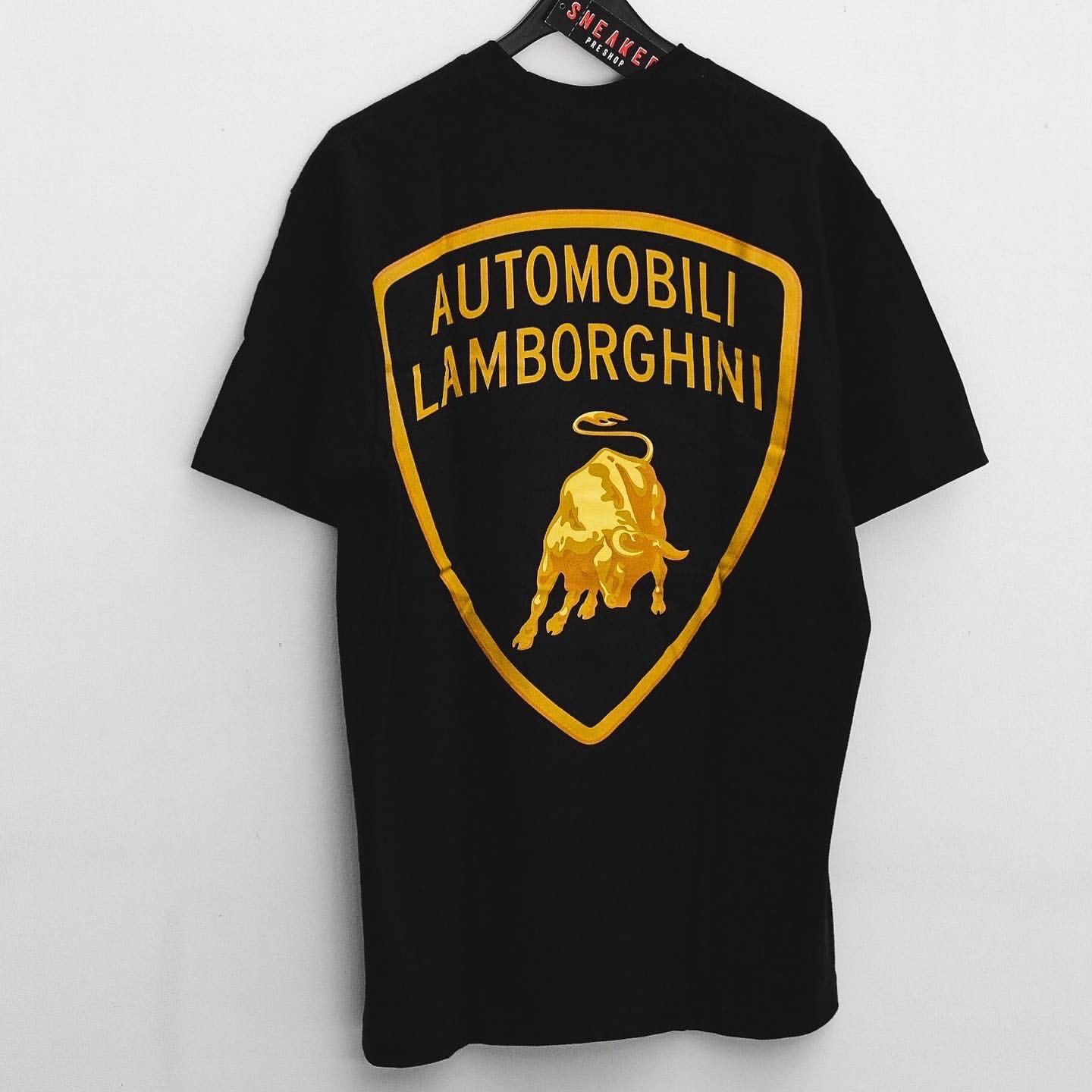 Supreme x Automobili Lamborghini Tee Black LINE SHOPPING