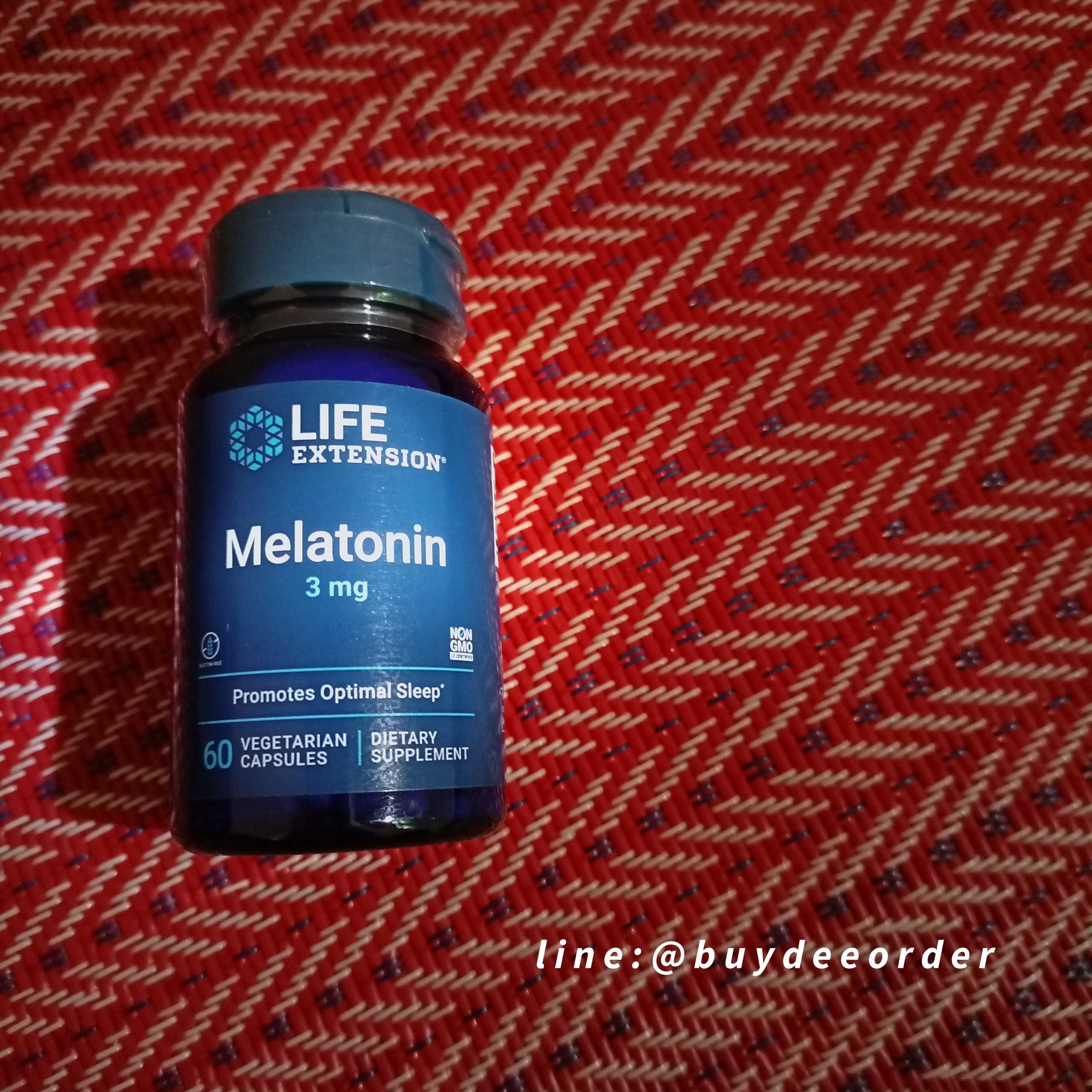 Life Extension Melatonin 3 mg 60 capsules (เมลาโทนิน) | LINE SHOPPING