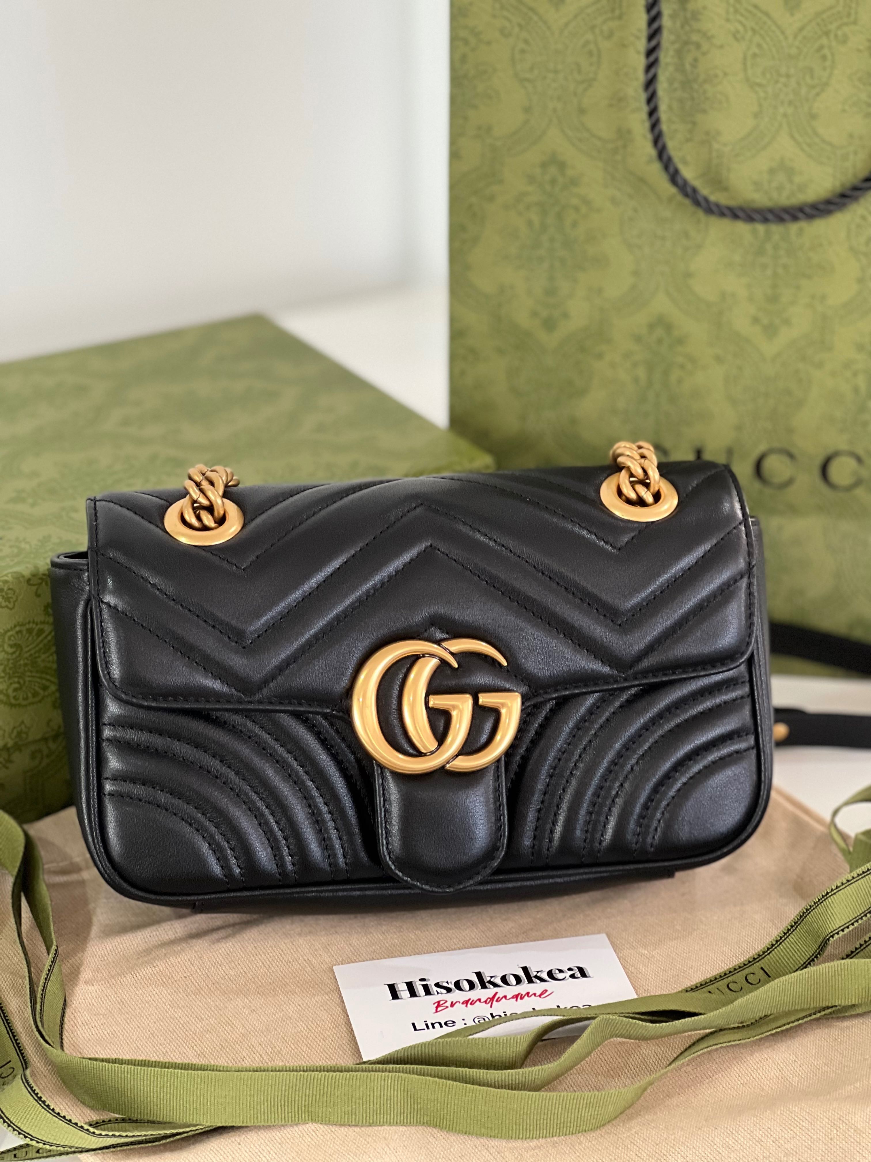 Gucci marmont mini hot sale 22 cm