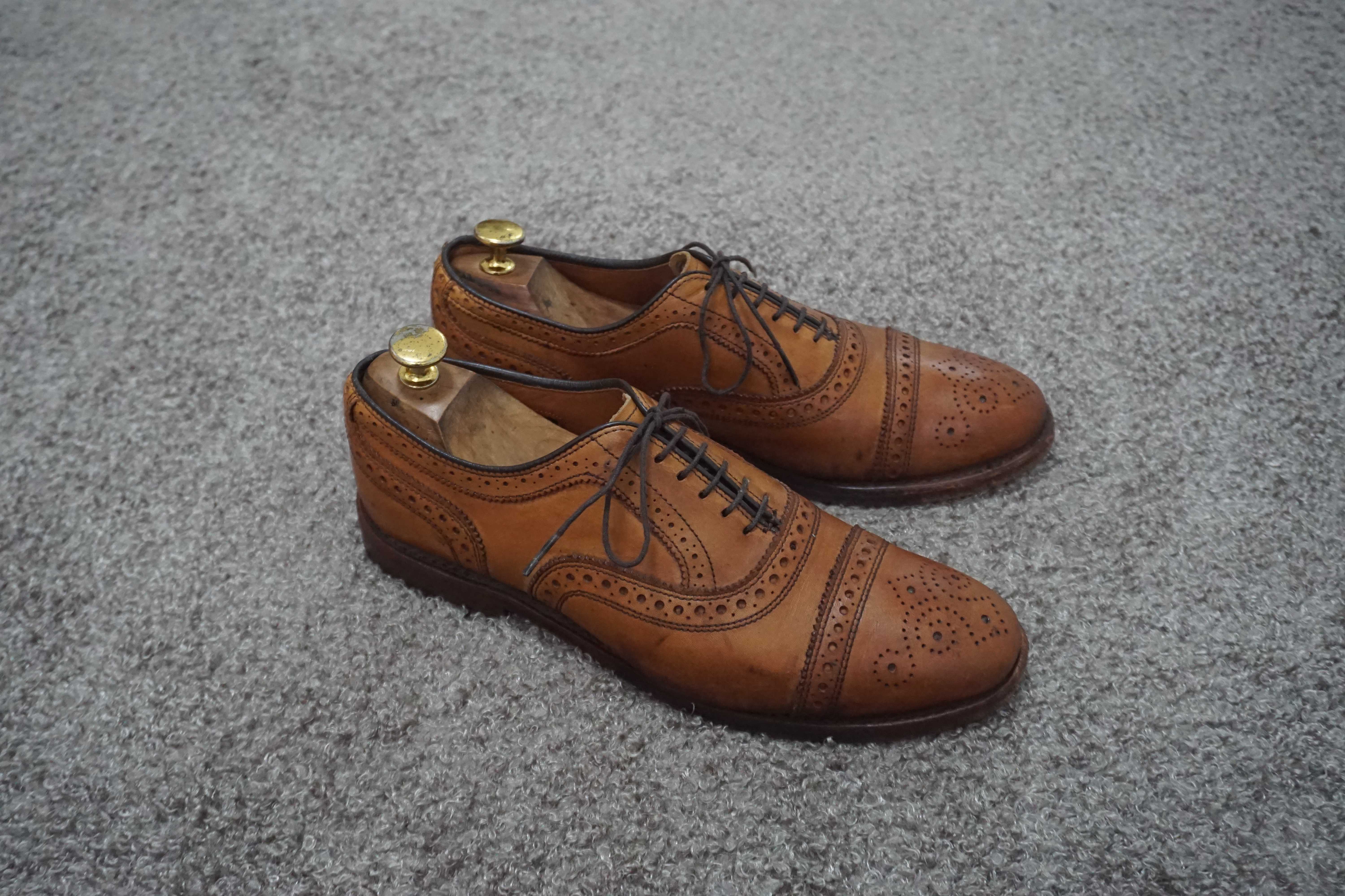 ALLEN EDMONDS LACE UP Size 7 LINE SHOPPING