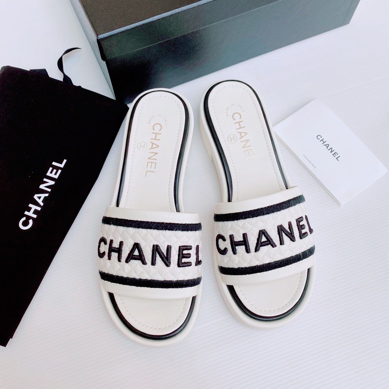 New Chanel sandals shoes LINE SHOPPING
