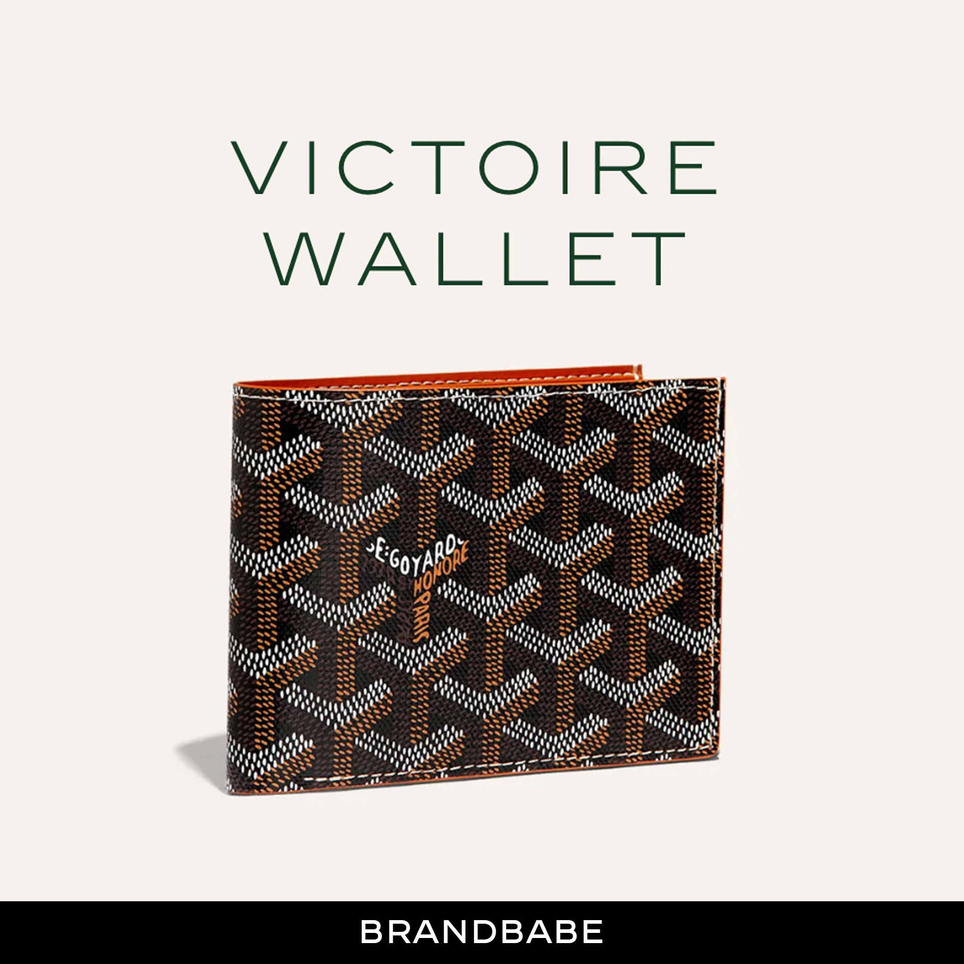 goyard victoire wallet black