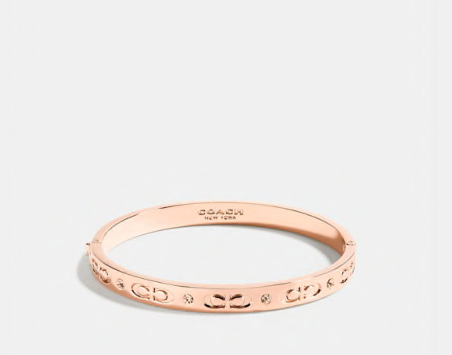 Kissing c hinged bangle top