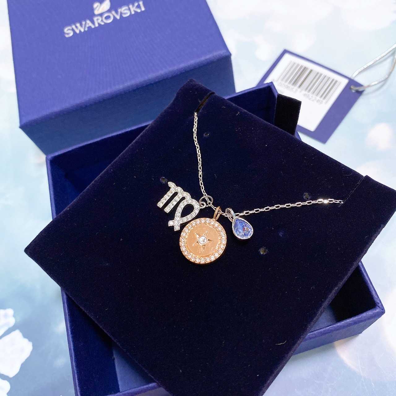 Swarovski zodiac necklace virgo sale