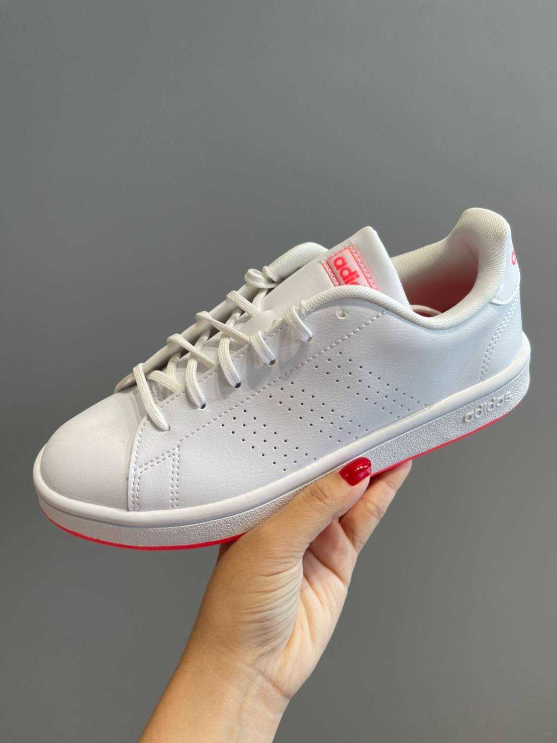 Adidas advantage clean rosa sale