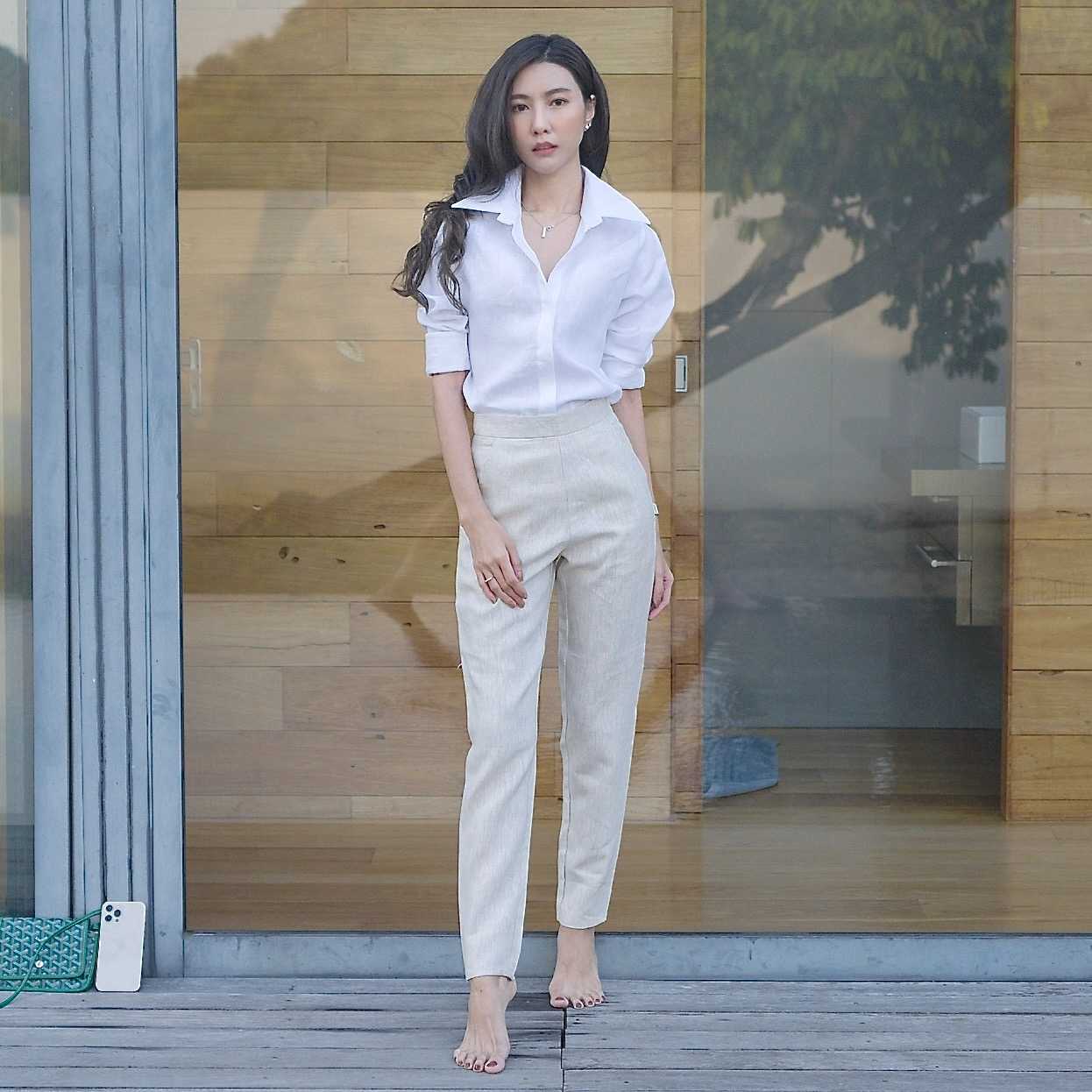 Fenna-M Pants - Natural Light