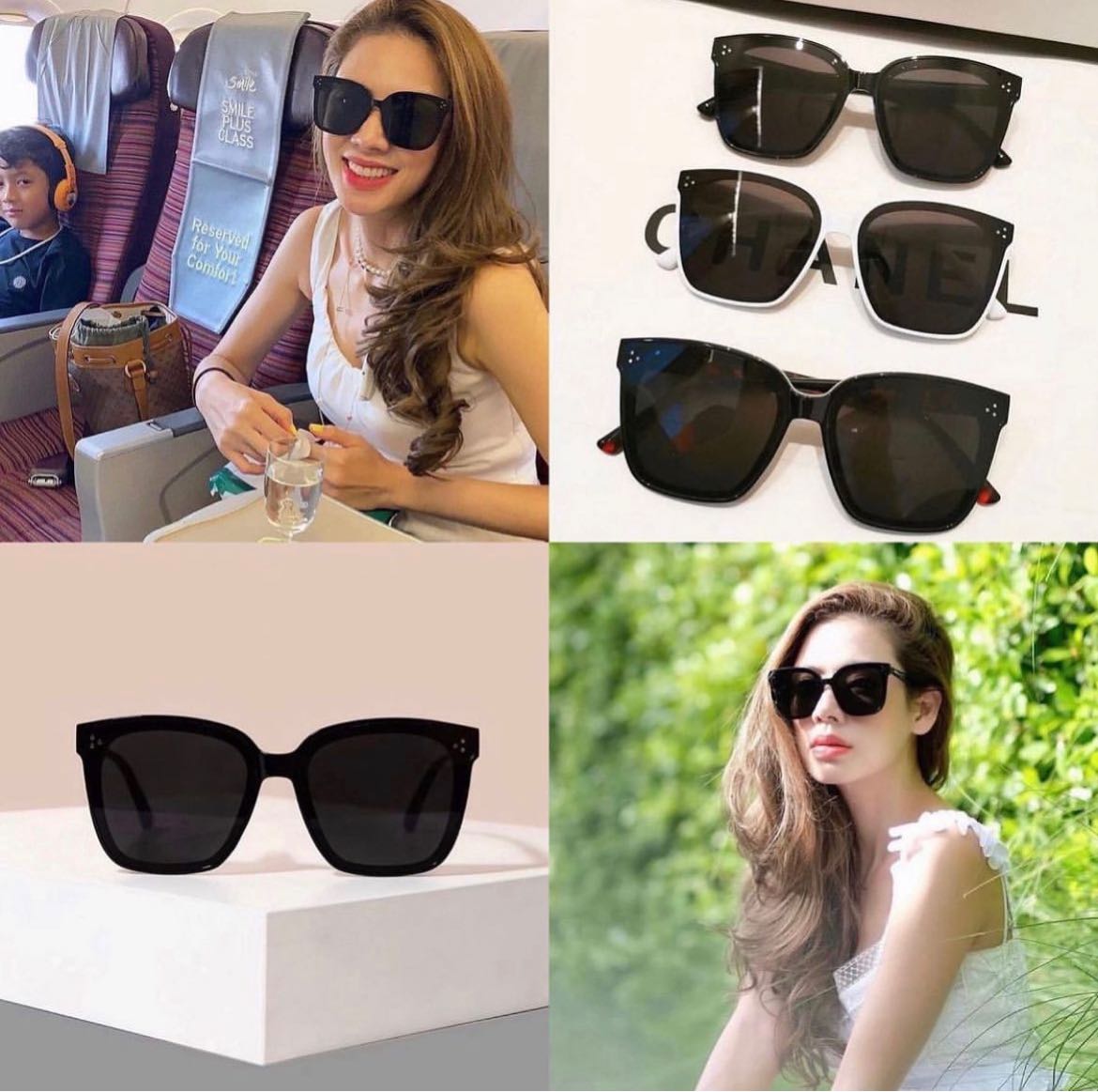 Gamt MM square oversized sunglasses LINE SHOPPING