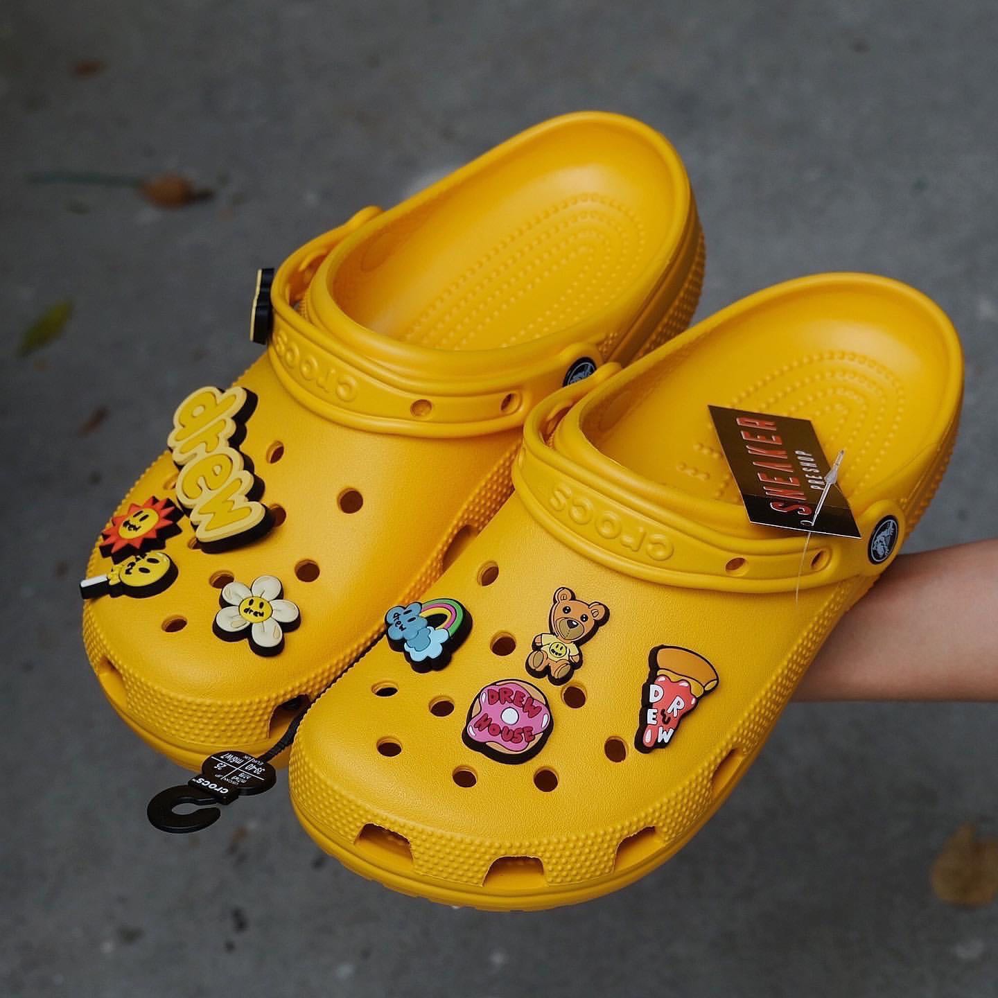 【未使用】crocs x justin bieber with drew 黄色是非ご検討下さい