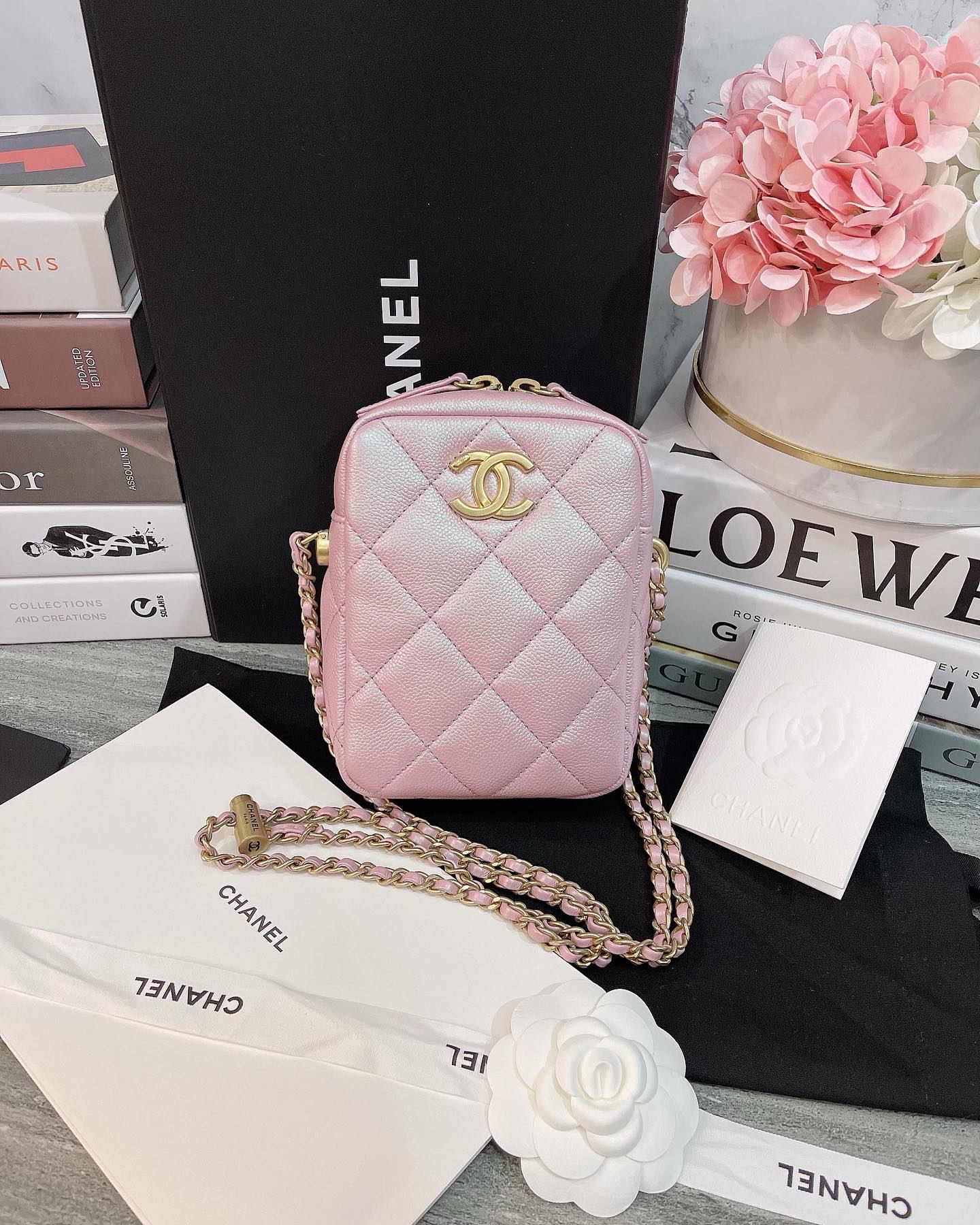 chanel camera bag sling