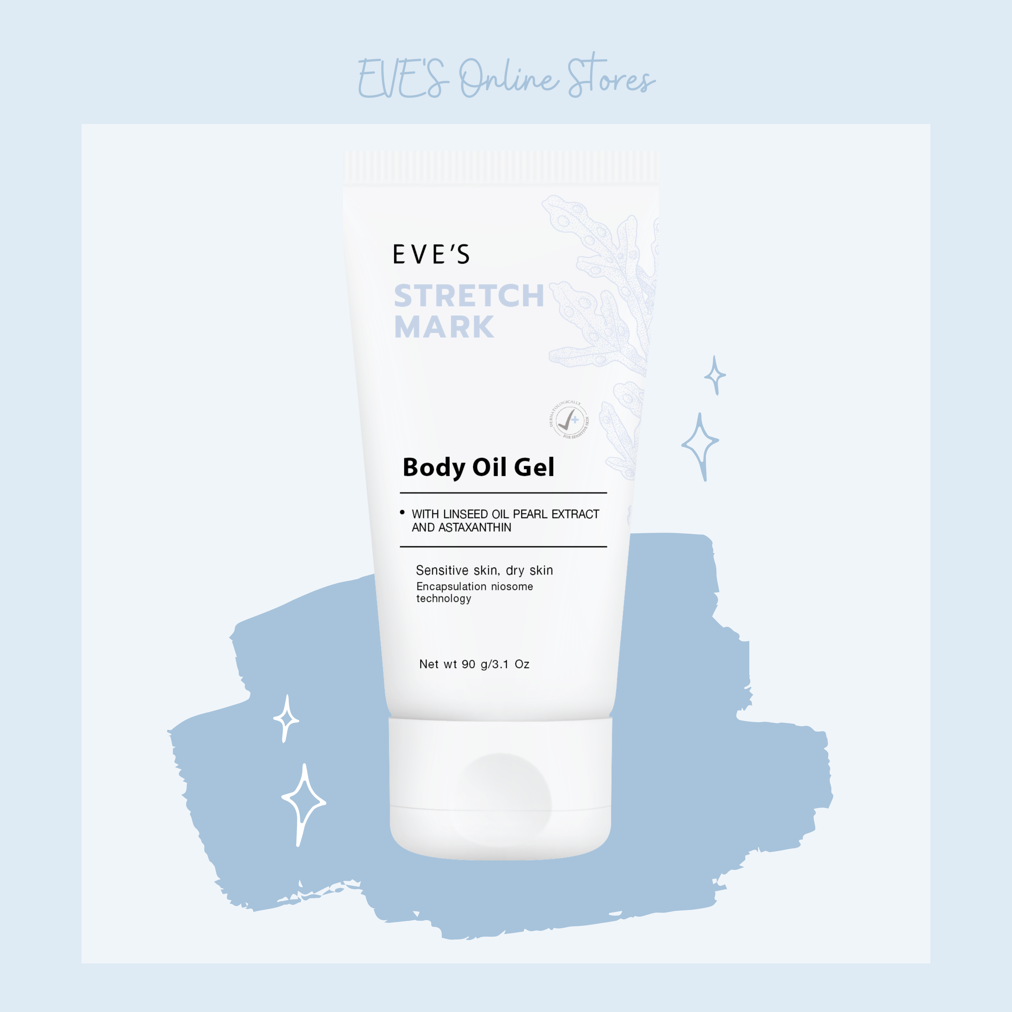 EVE’S Stretch Mark Body Oil Gel อีฟส์ออยล์ LINE SHOPPING