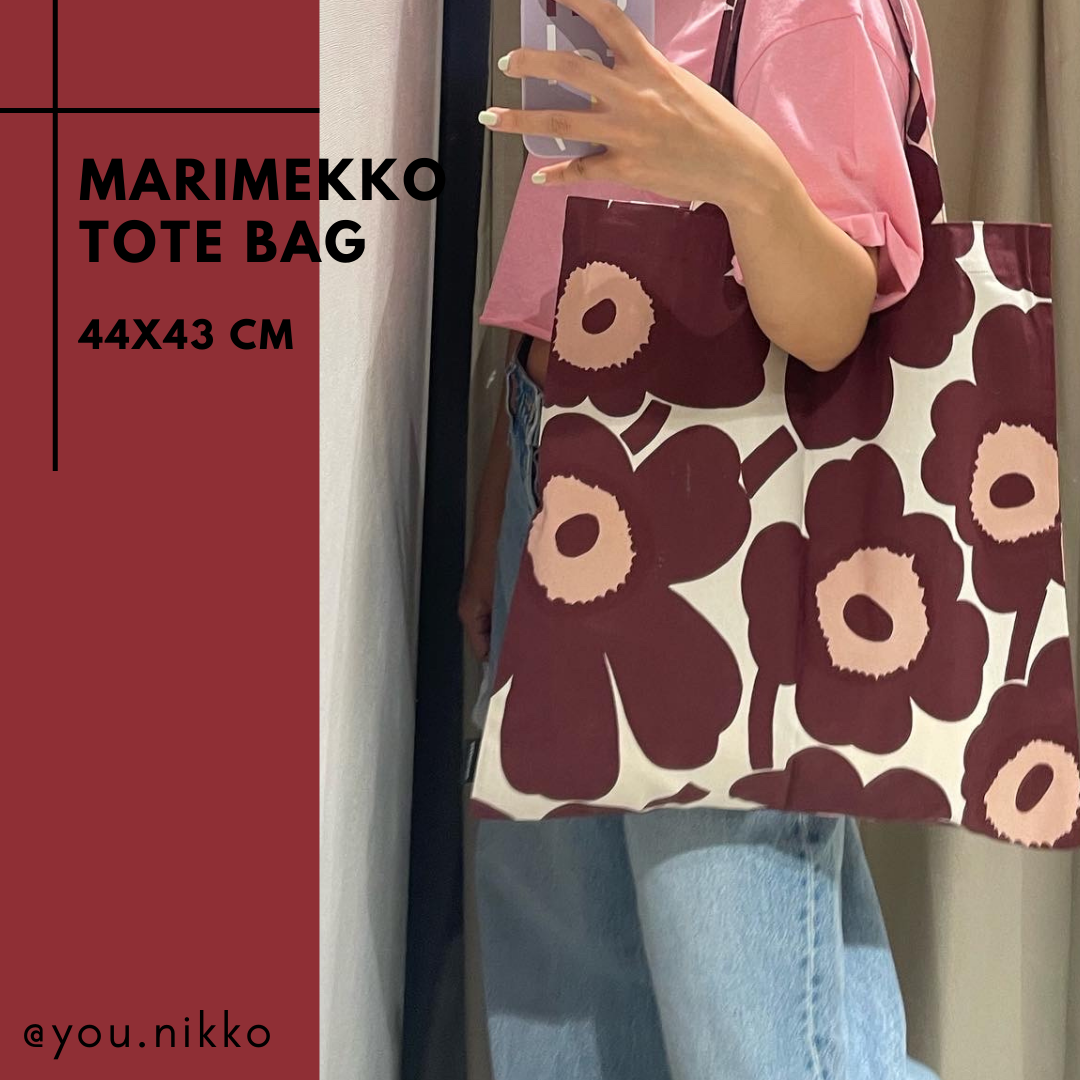 Marimekko tote bag on sale size