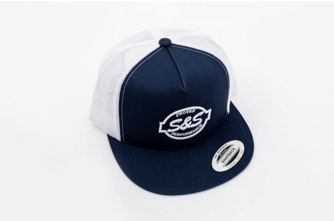 S&S® Cycle Trucker Hat Navy | LINE SHOPPING