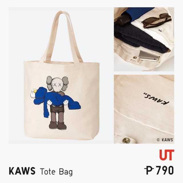 KAWS x Uniqlo Gone Tote Bag Natural - SS19 - US