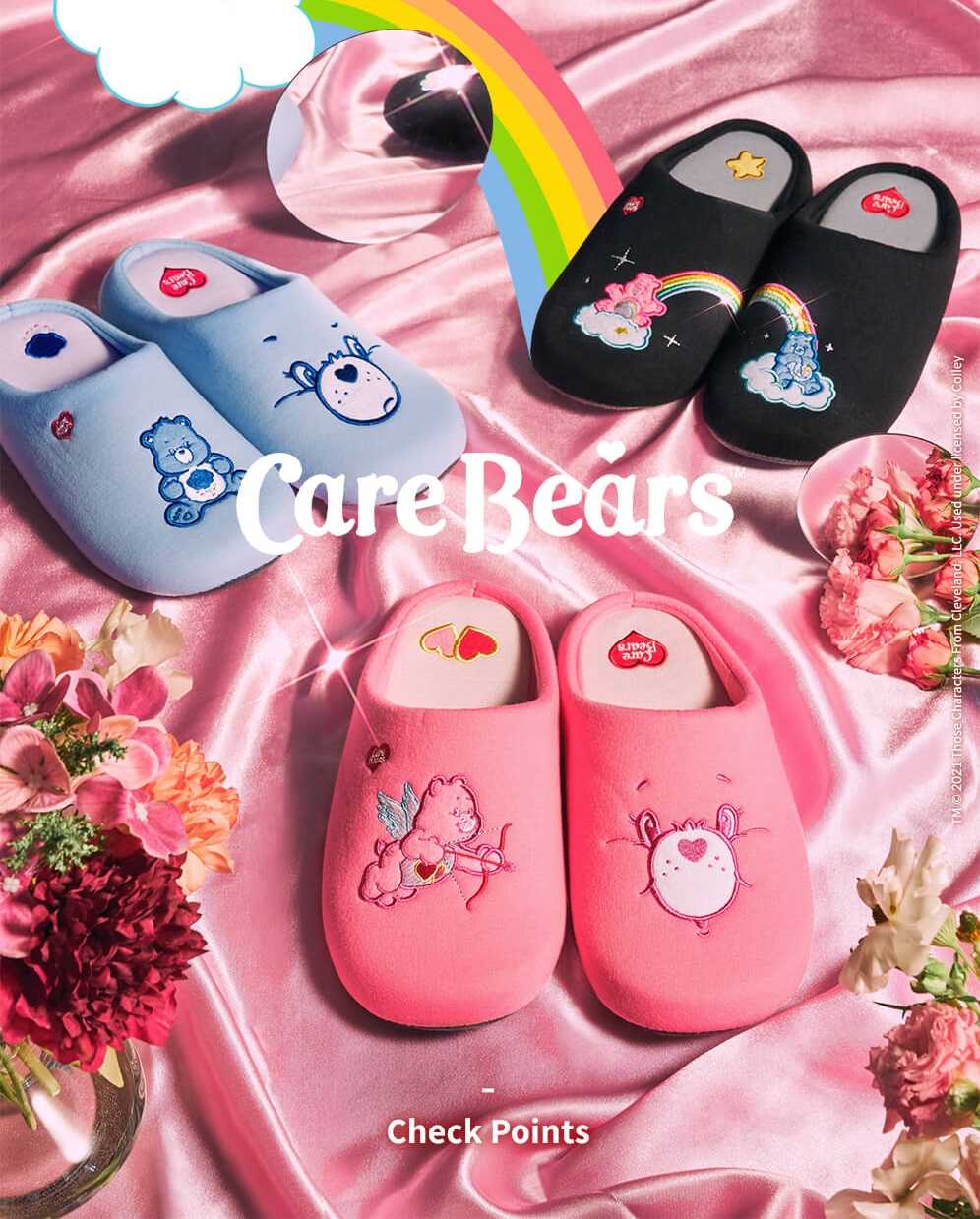 Care bear slippers deals
