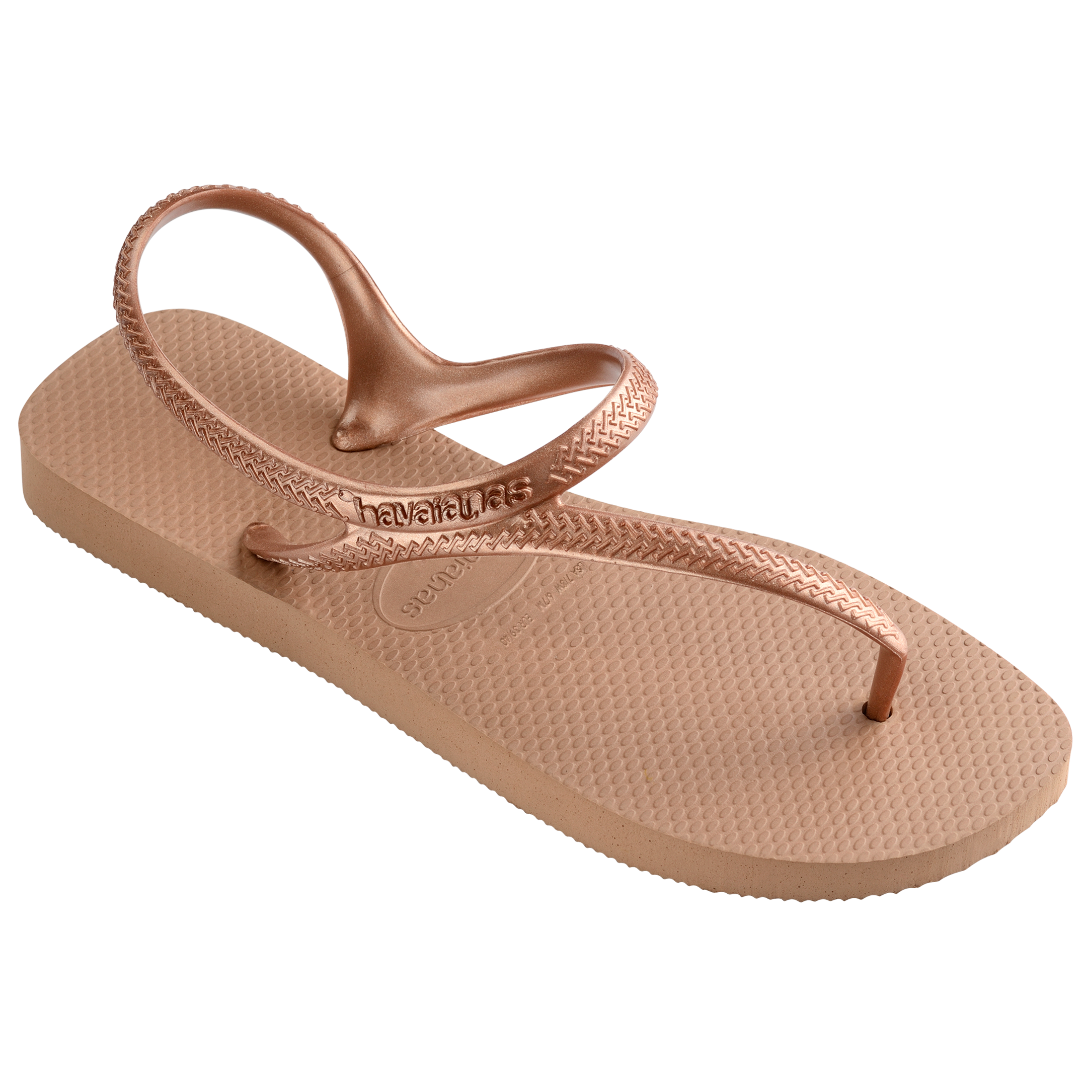 Havaianas slippers rose gold hot sale