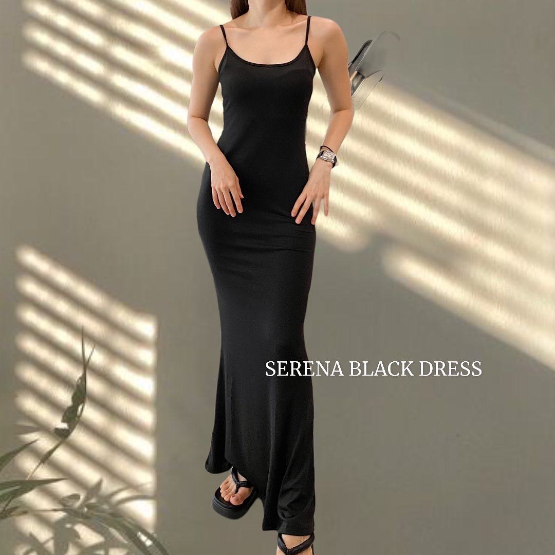 SERENA BLACK DRESS LINE SHOPPING