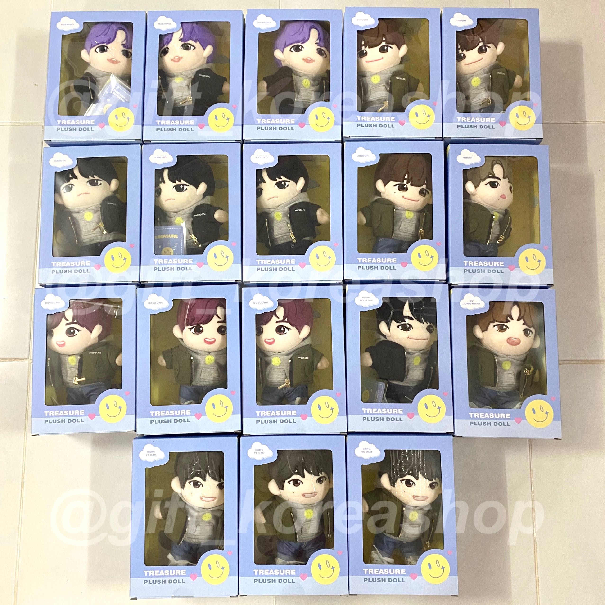 海外販売× treasure ジフン PLUSH DOLL ぬいぐるみ ドール 人形