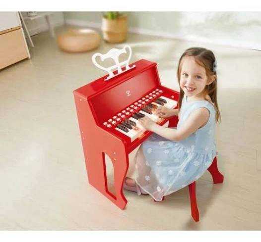 Hape Learn with Lights Piano Red LINE SHOPPING