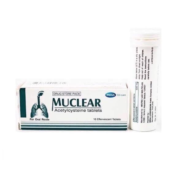 Muclear 600 - ยาละลายเสมหะเม็ดฟู่ | LINE SHOPPING