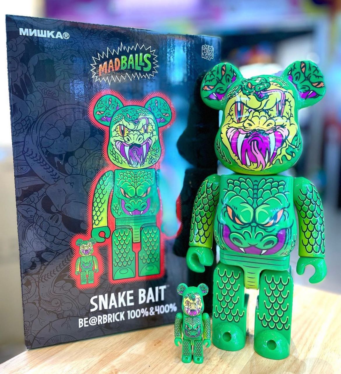 Bearbrick Snake Bait 400/100 🐍 | LINE SHOPPING