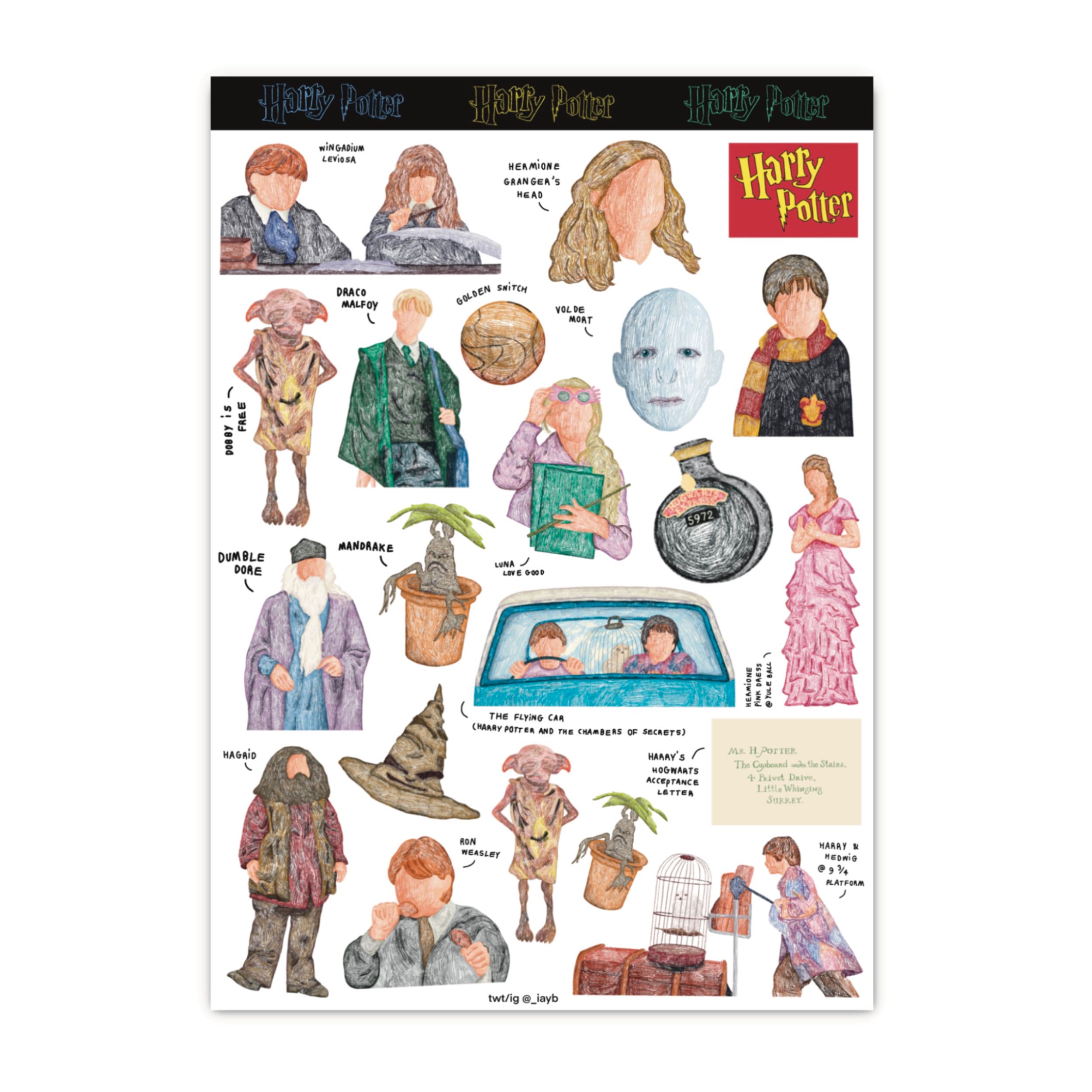 sticker harry potter LINE SHOPPING
