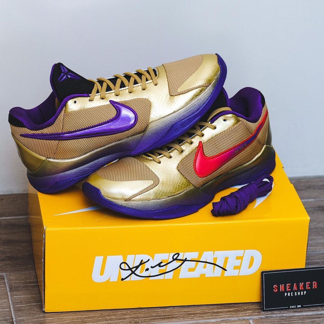 Kobe 5 gold sales