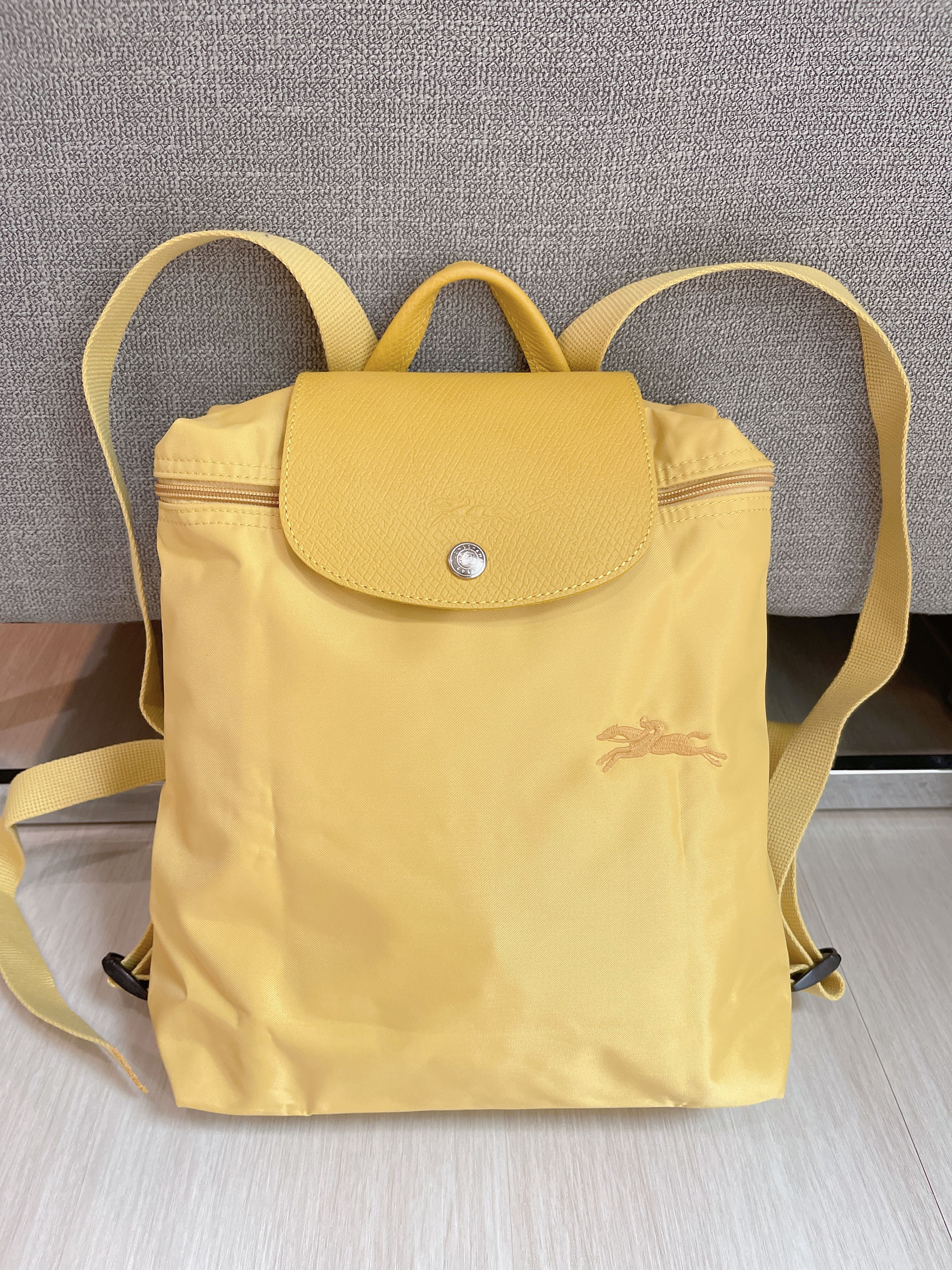 Longchamp backpack yellow discount