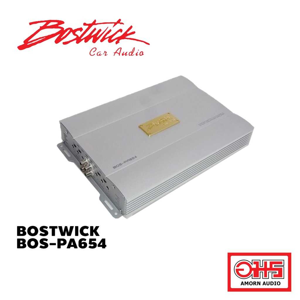 BOSTWICK BOSPA654 เพาเวอร์แอมป์ คลาส AB 4Ch. AMORNAUDIO / อมรออดิโอ
