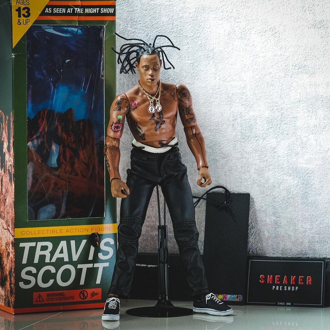 Travis scott action figure sales