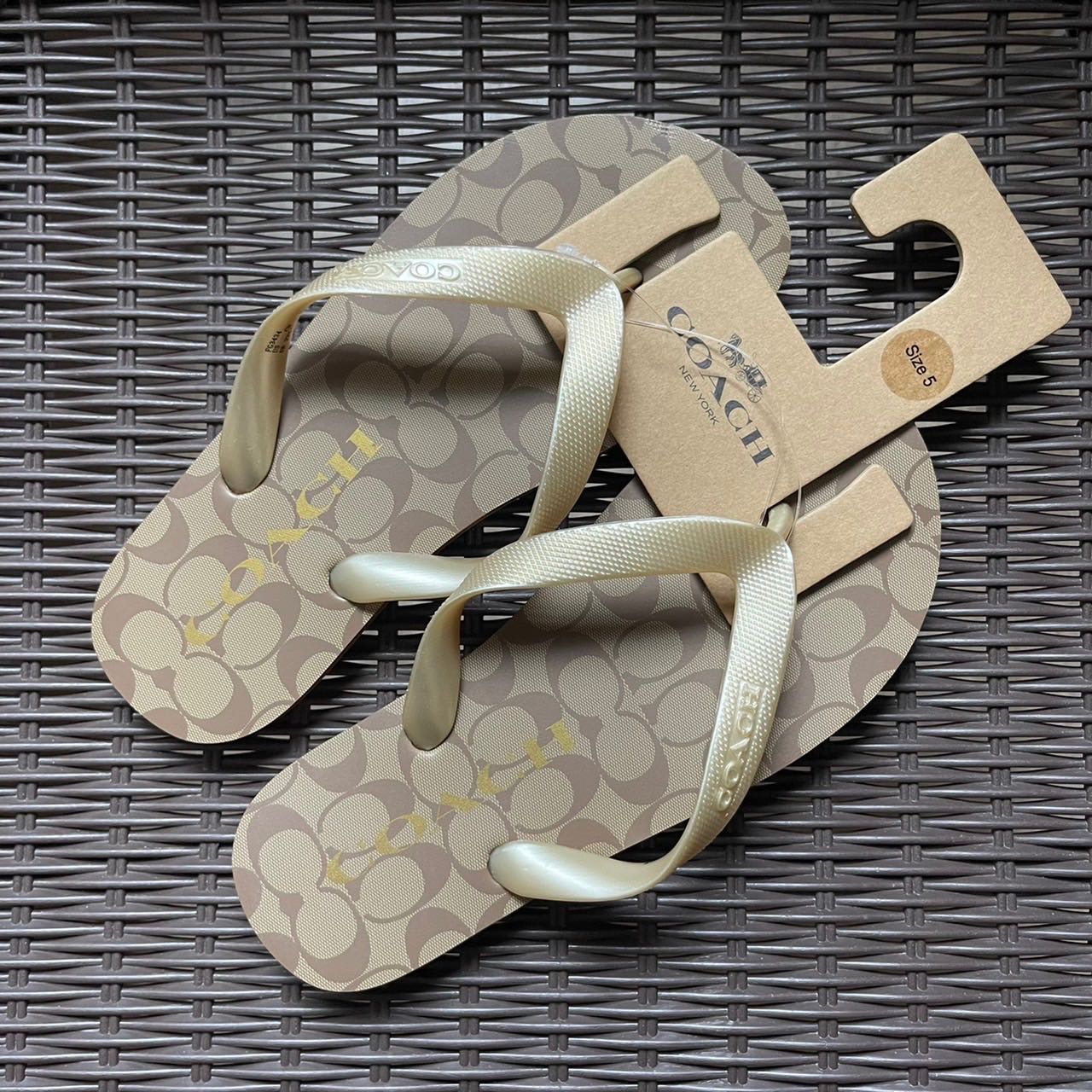 Coach Zak Flip Flop LINE SHOPPING
