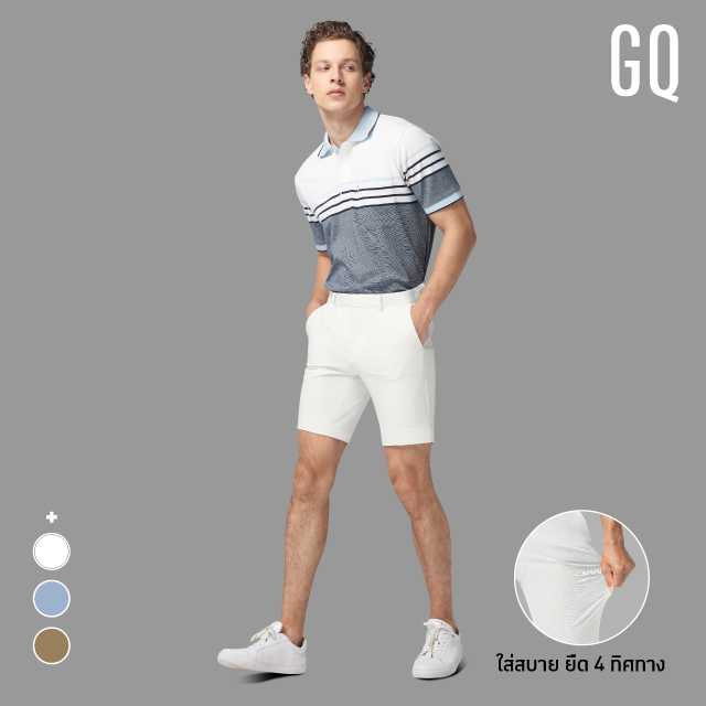 GQ Perfect Chino™ Shorts กางเกงชิโนขาสั้น กางเกงดีดี ผ้ายืดเบาสบาย