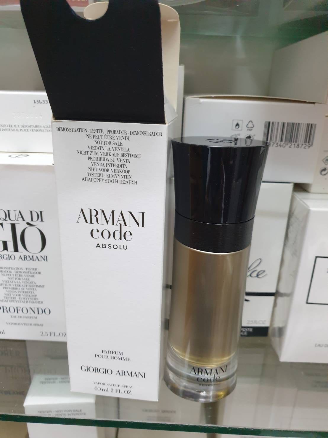 Giorgio armani code tester clearance