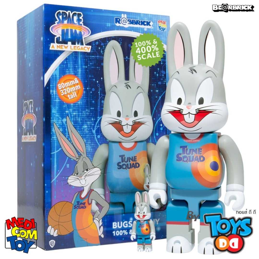 R@BBRICK BUGS BUNNY100% & 400%バックスバニー - キャラクターグッズ
