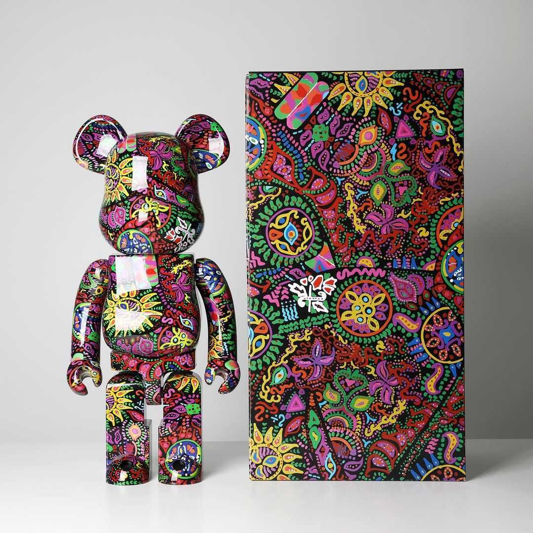 Be@rbrick Hide X japan Psychedelic Paisley 1000% | LINE SHOPPING