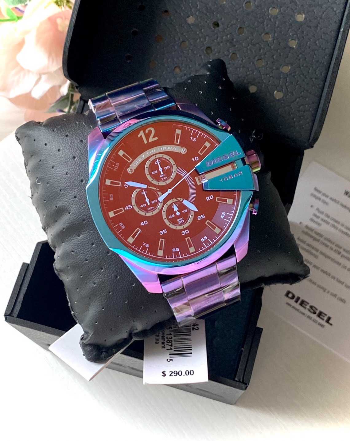 Diesel rainbow watch new arrivals