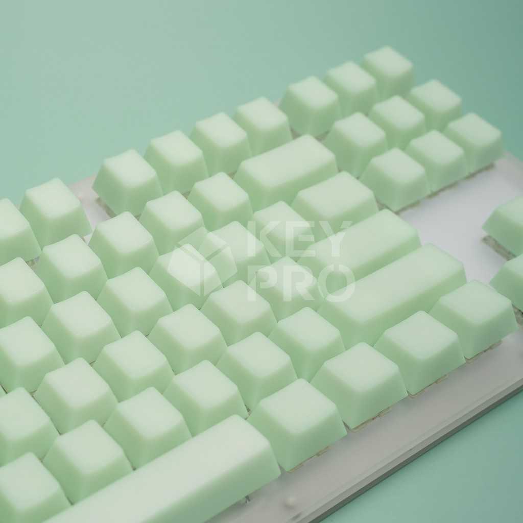 คีย์แคป Jelly POM Green Melon Keycap เยลลี่ สีเขียว 110 ปุ่ม LINE