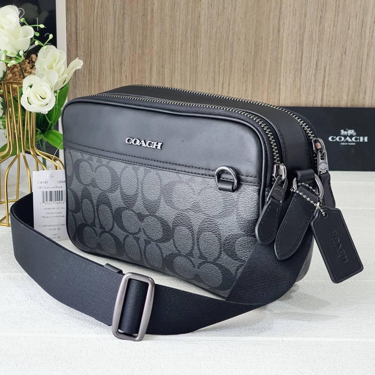 Graham crossbody in signature canvas hotsell