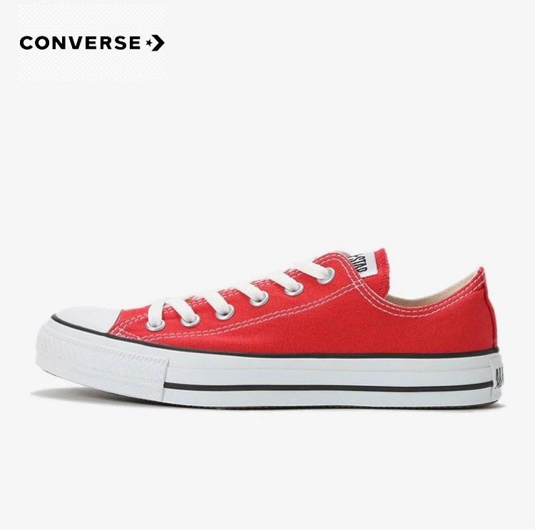 All star best sale rouge basse